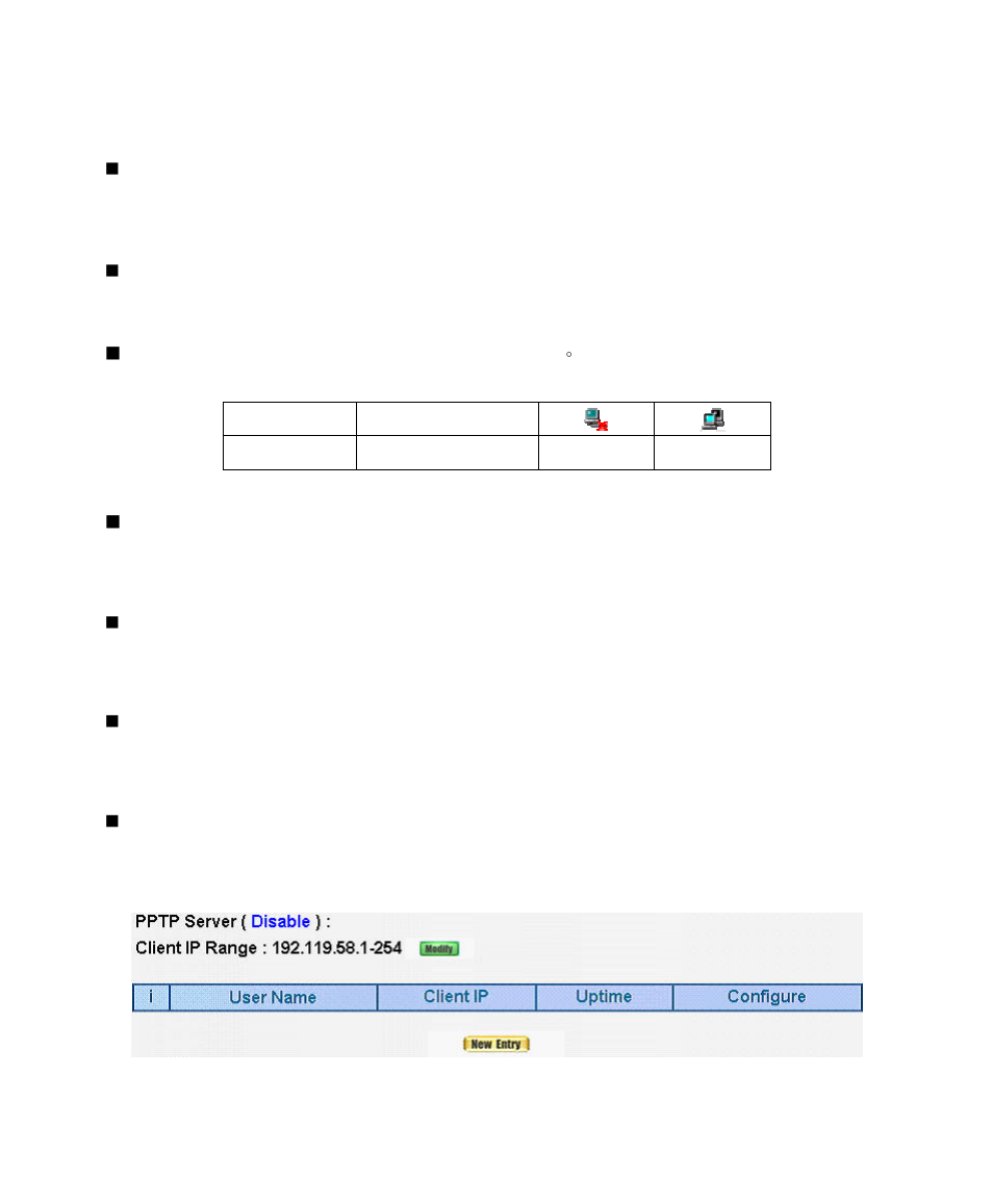 Define the required fields of pptp server function | AirLive RS-1200 User Manual | Page 128 / 234