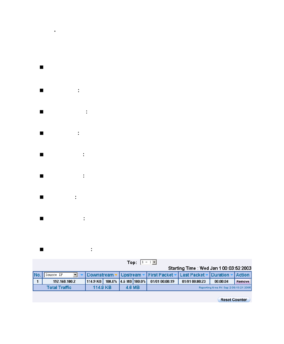 Outbound in accouniting report, Outbound | AirLive RS-1200 User Manual | Page 212 / 234