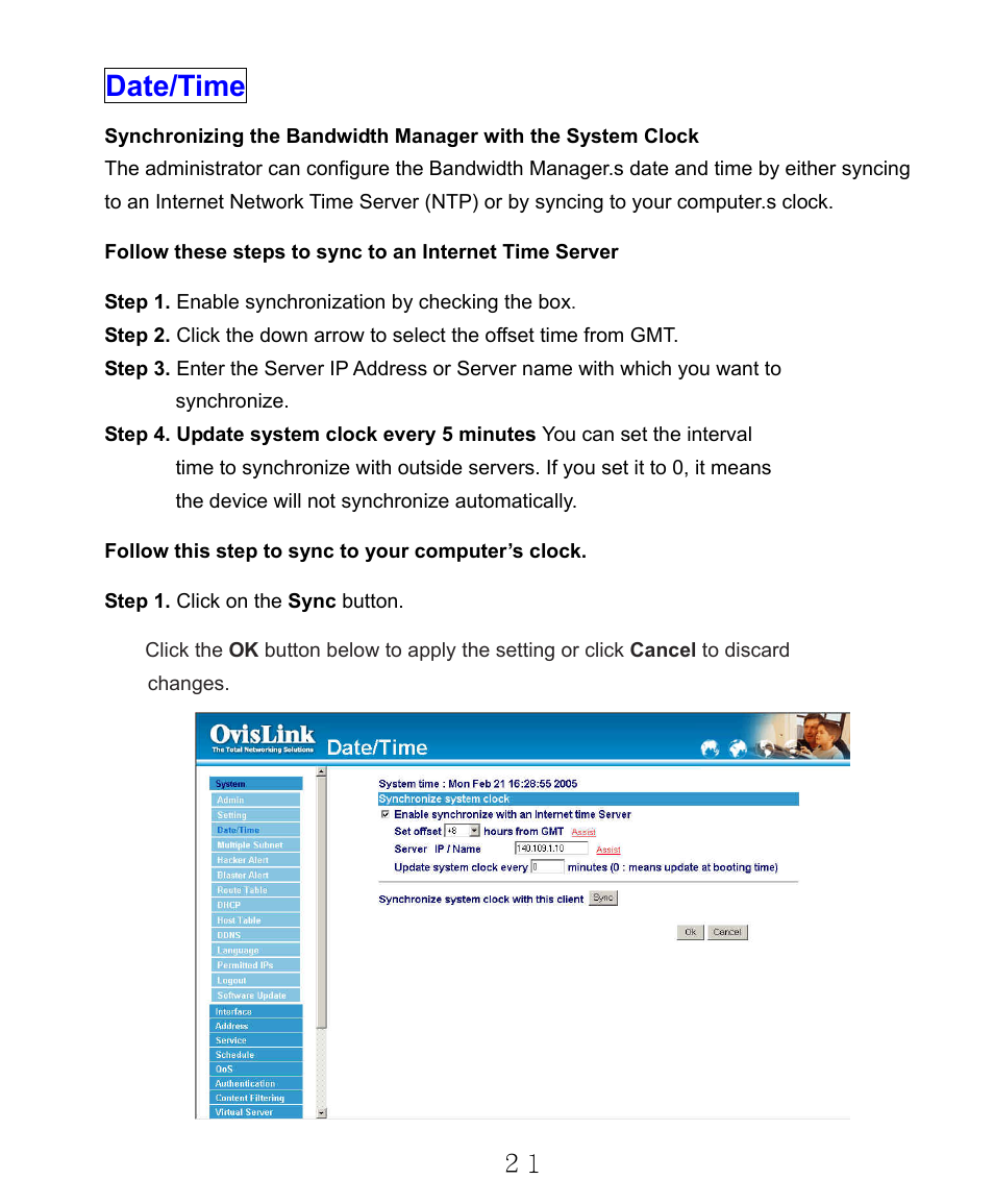 Date/time | AirLive RS-2000 User Manual | Page 22 / 363