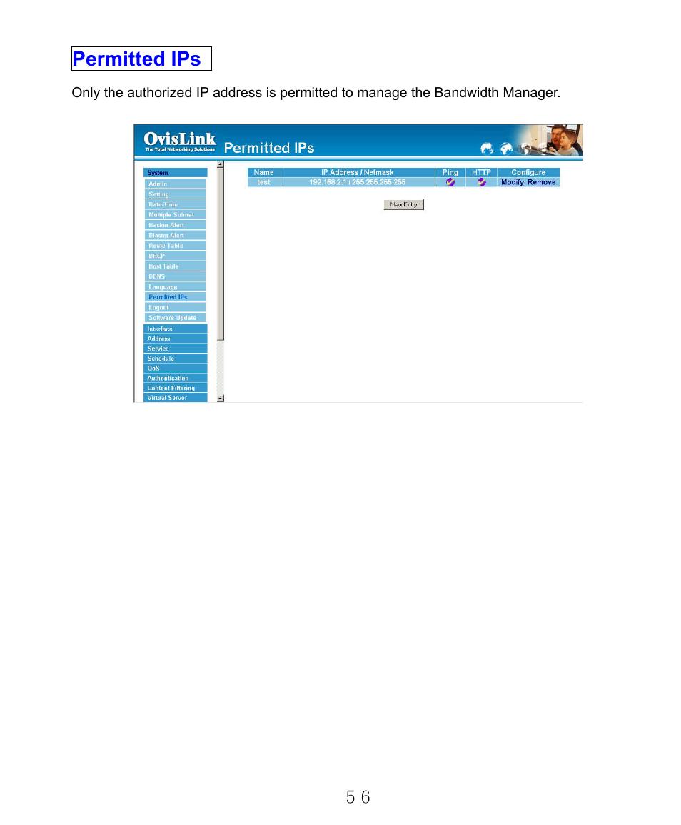 Permitted ips | AirLive RS-2000 User Manual | Page 57 / 363