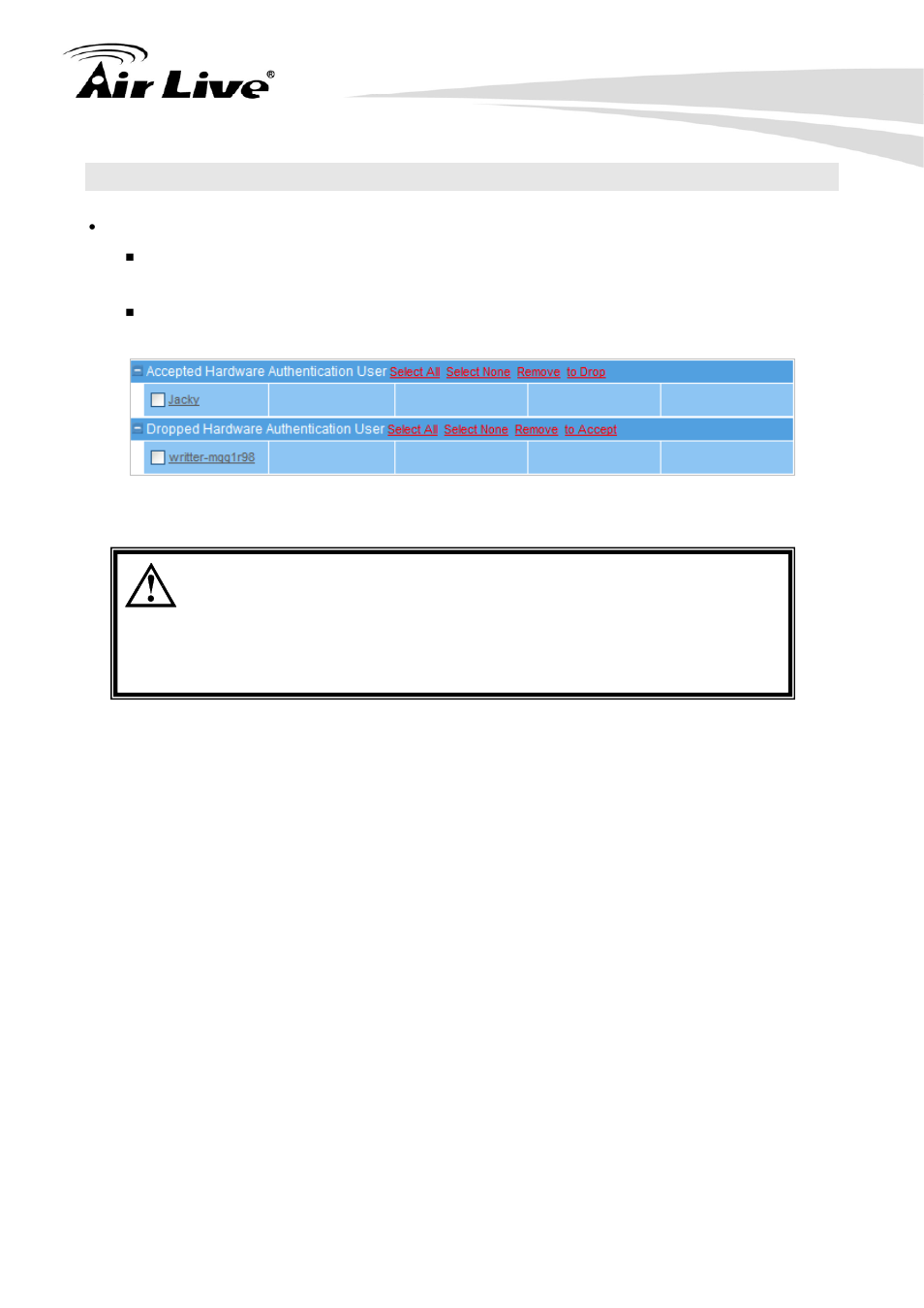 2 hardware auth | AirLive RS-2500 User Manual | Page 179 / 247