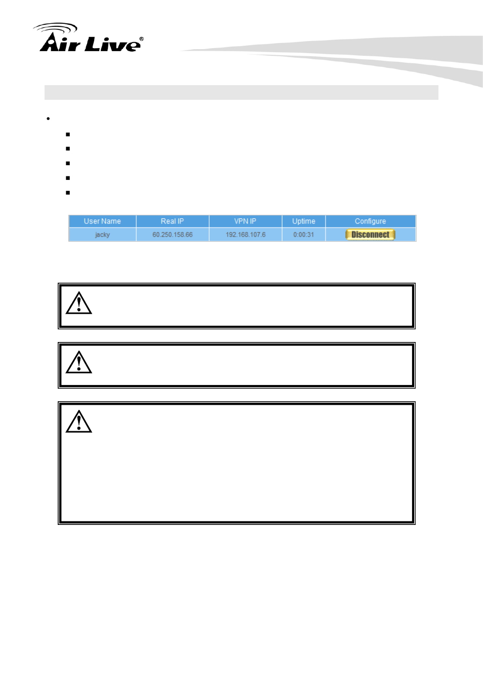 3 status | AirLive RS-2500 User Manual | Page 180 / 247
