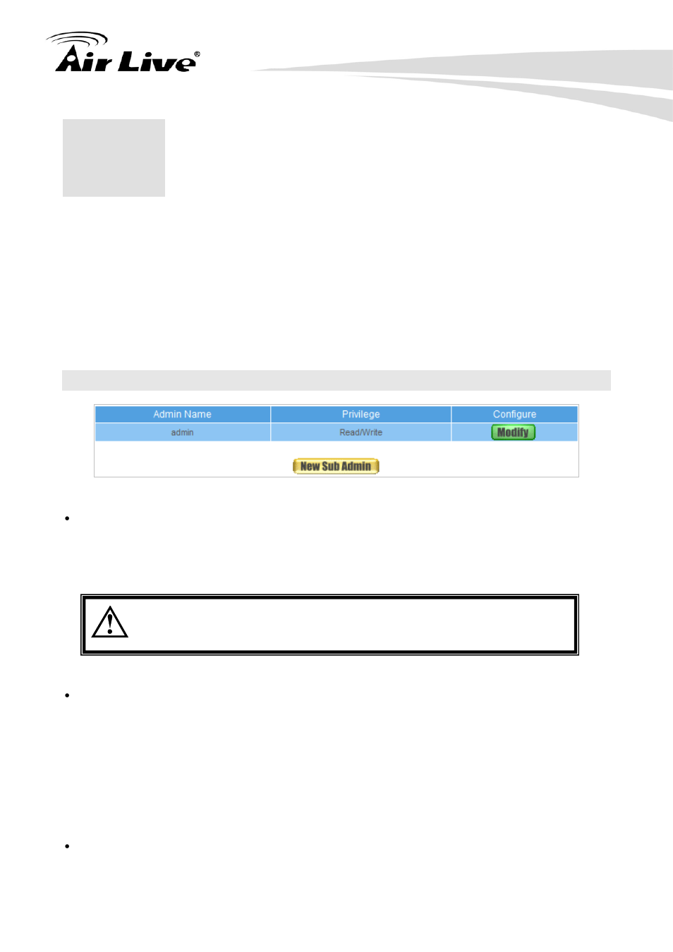 Administration, 1 admin | AirLive RS-2500 User Manual | Page 25 / 247