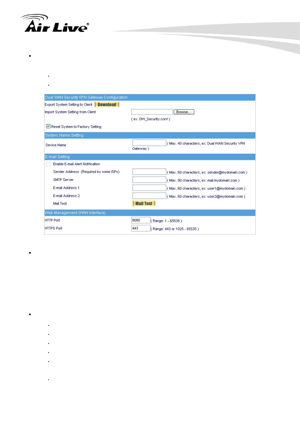 AirLive RS-2500 User Manual | Page 31 / 247