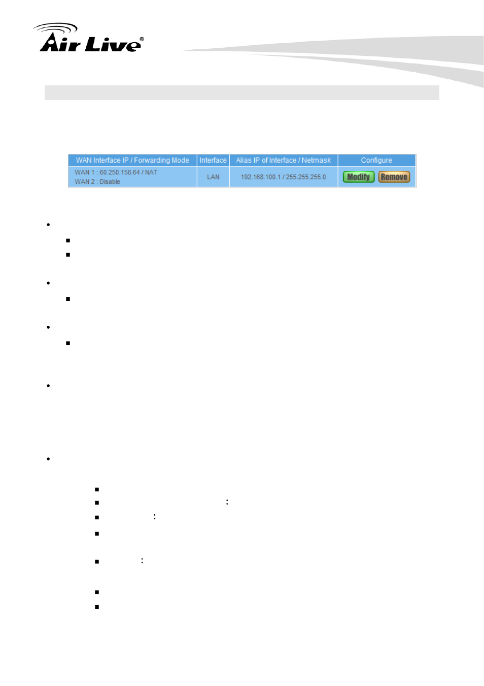 3 multiple subnet | AirLive RS-2500 User Manual | Page 35 / 247
