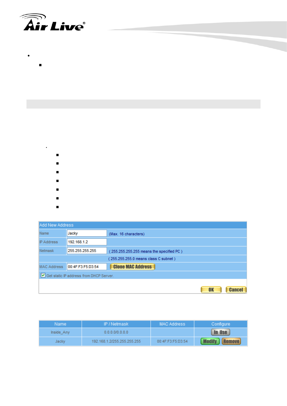1 lan | AirLive RS-2500 User Manual | Page 53 / 247
