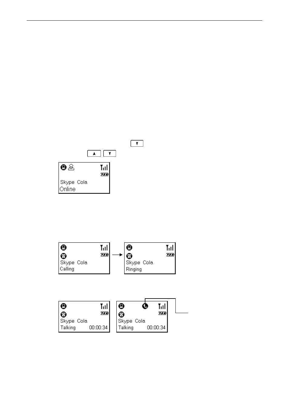 Using the phone with skype, Calling a skype user | AirLive Skyphone-1000 User Manual | Page 25 / 44