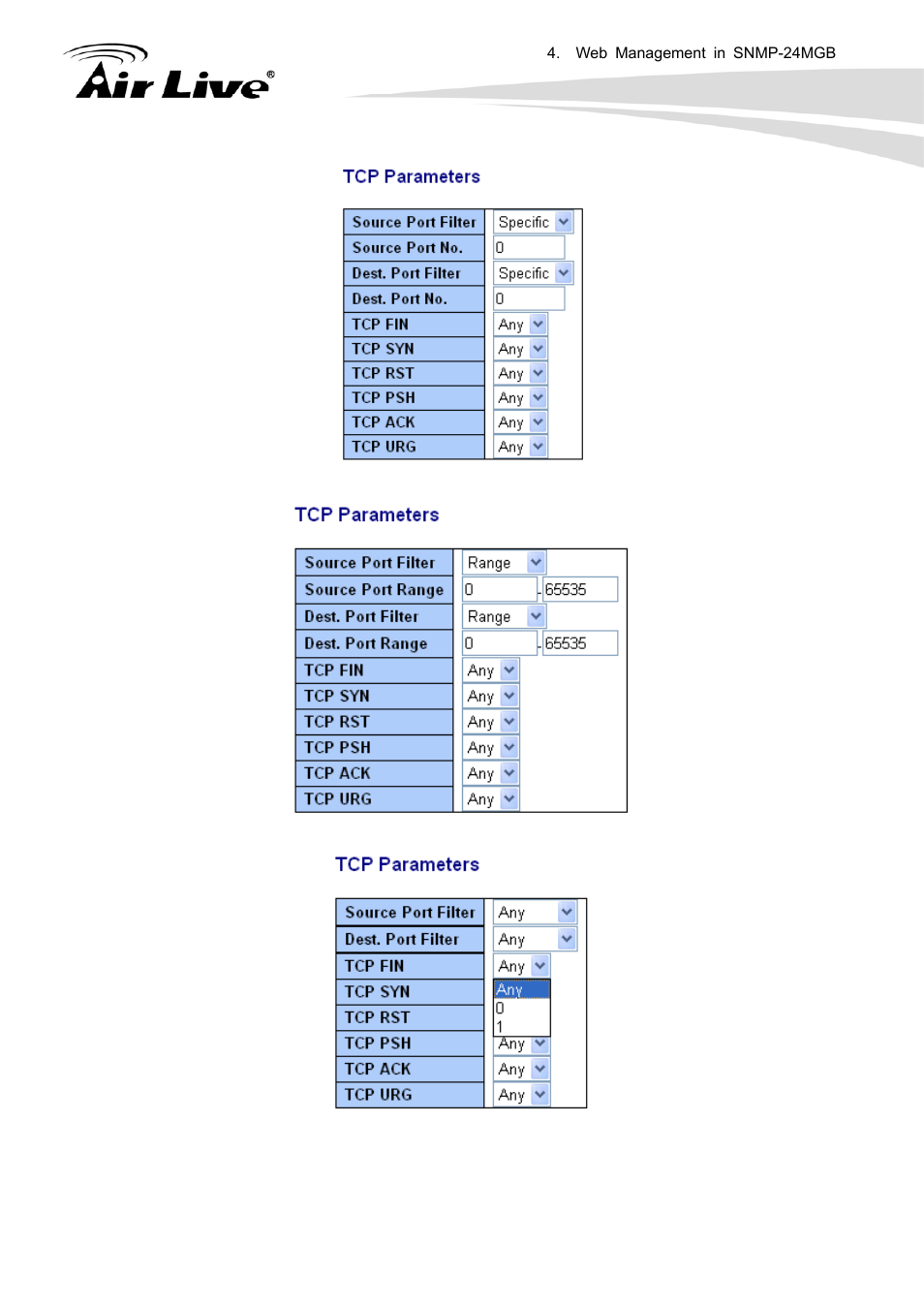 AirLive SNMP-24MGB User Manual | Page 108 / 325