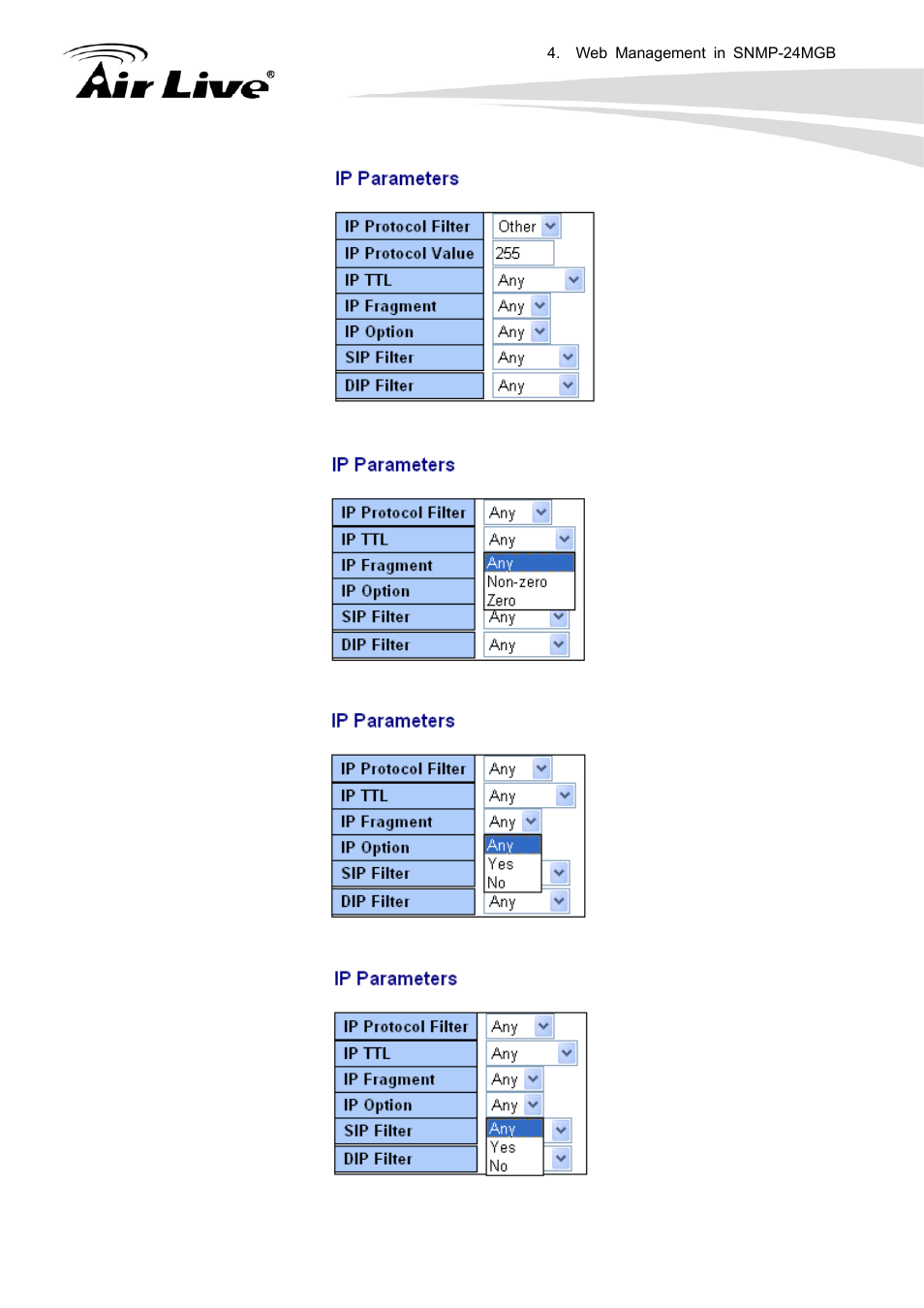 AirLive SNMP-24MGB User Manual | Page 109 / 325