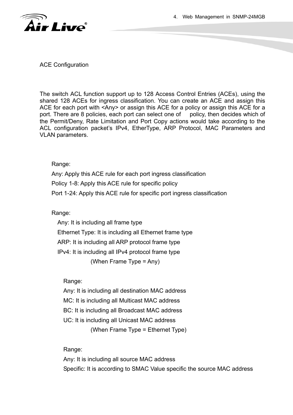 AirLive SNMP-24MGB User Manual | Page 115 / 325