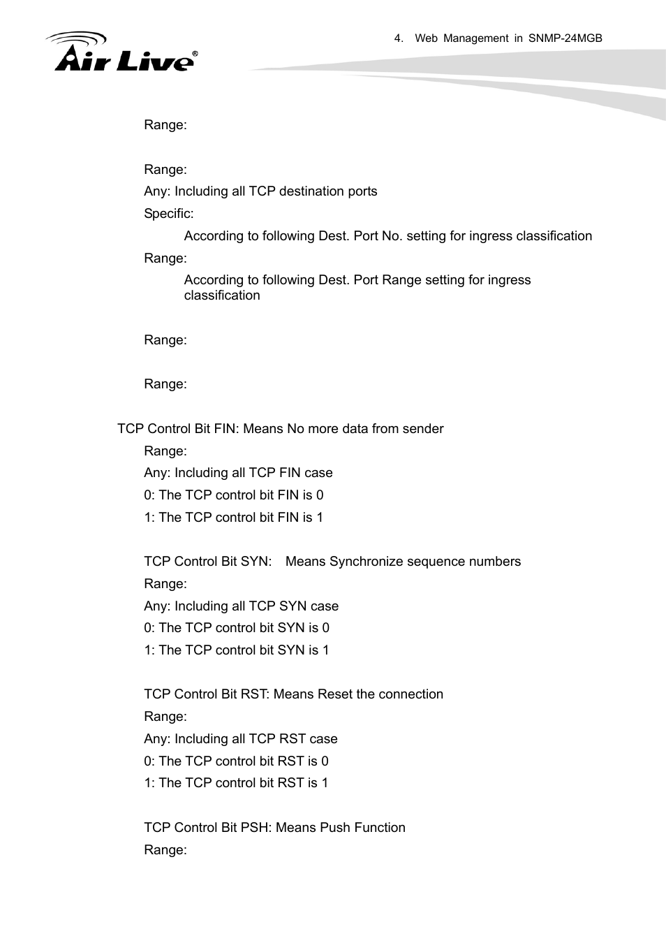 AirLive SNMP-24MGB User Manual | Page 122 / 325