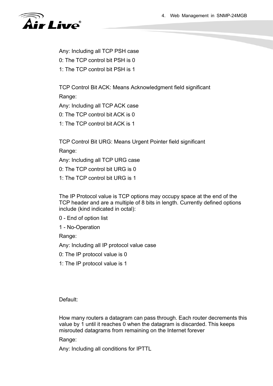 AirLive SNMP-24MGB User Manual | Page 123 / 325