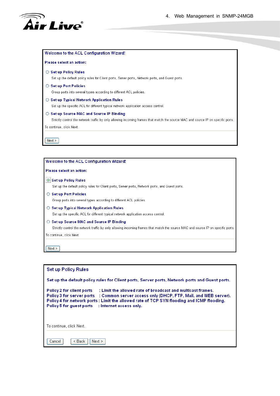 AirLive SNMP-24MGB User Manual | Page 127 / 325