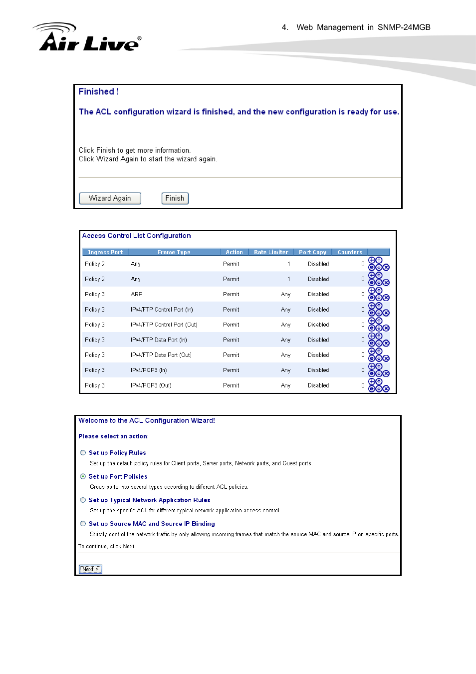 AirLive SNMP-24MGB User Manual | Page 128 / 325