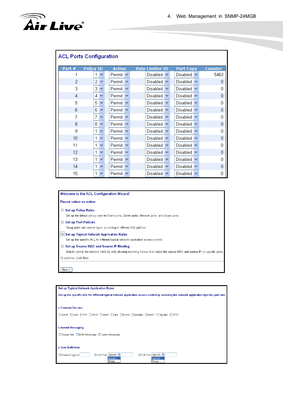 AirLive SNMP-24MGB User Manual | Page 130 / 325