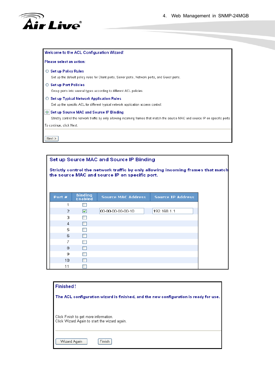 AirLive SNMP-24MGB User Manual | Page 133 / 325