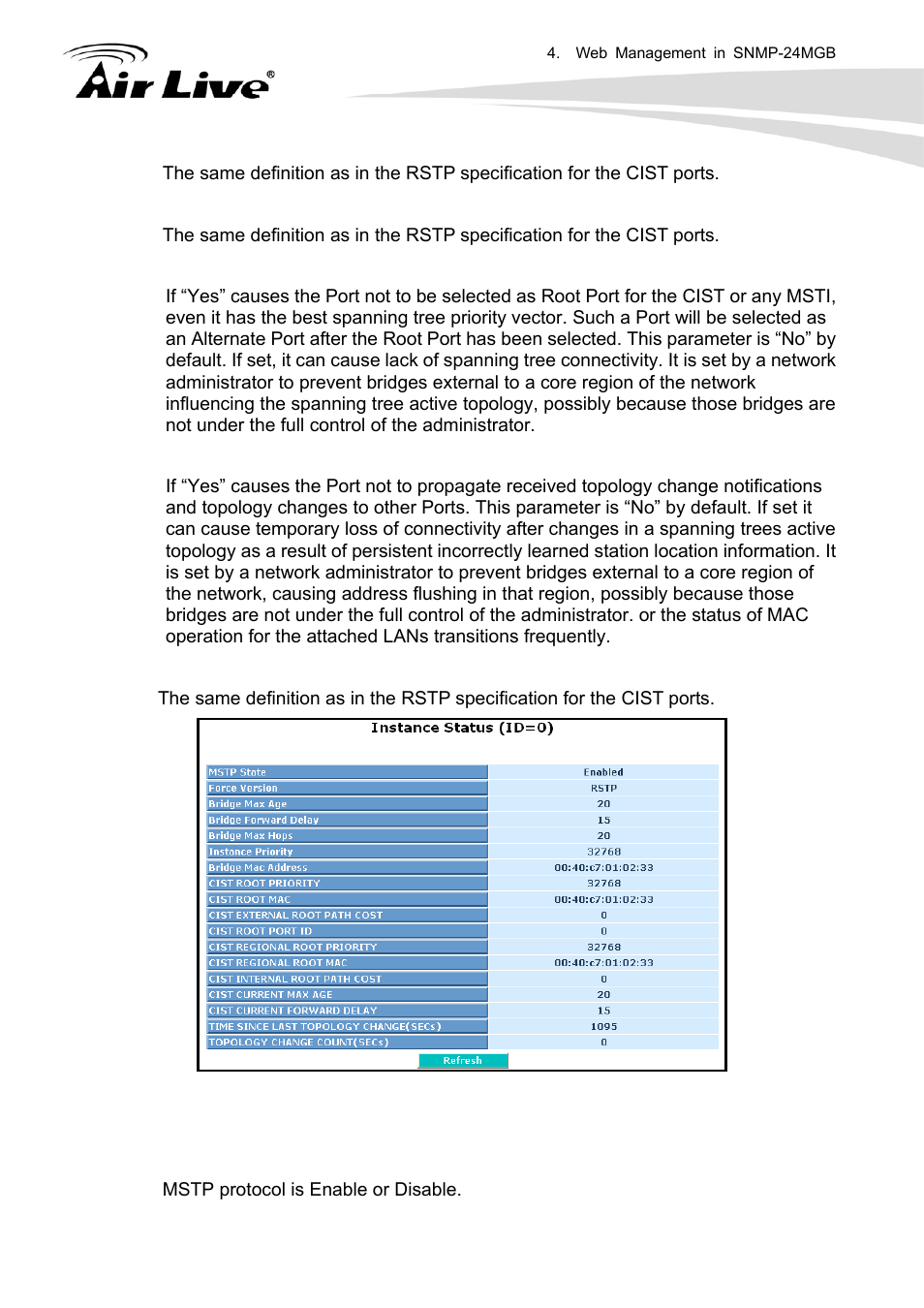 AirLive SNMP-24MGB User Manual | Page 163 / 325