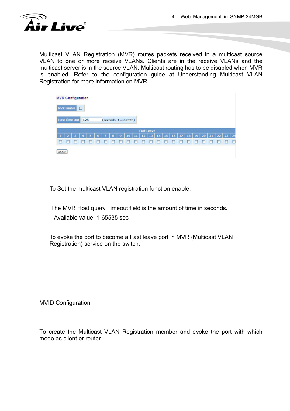 6 mvid | AirLive SNMP-24MGB User Manual | Page 173 / 325