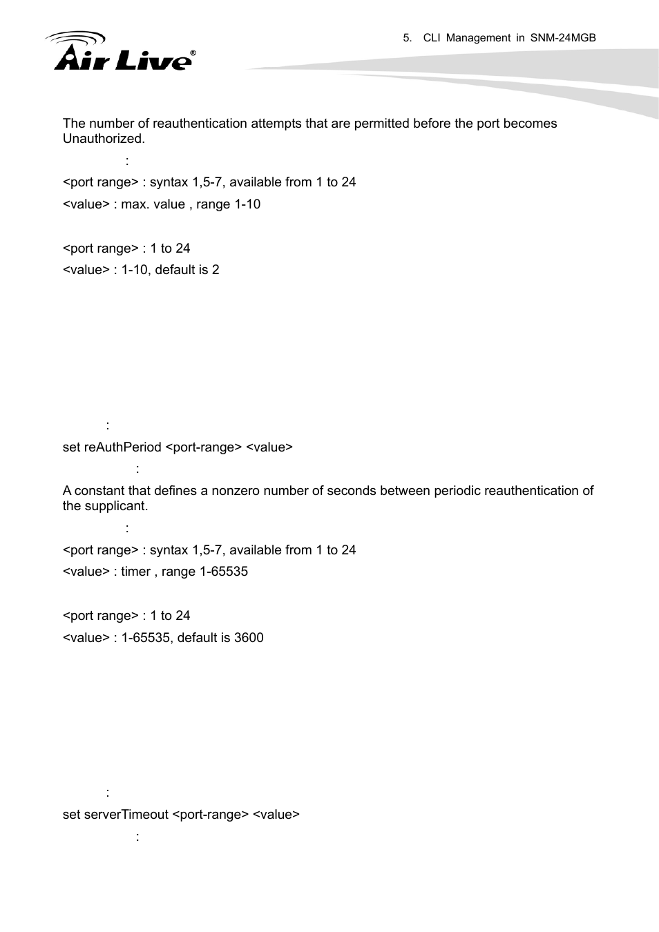 AirLive SNMP-24MGB User Manual | Page 203 / 325