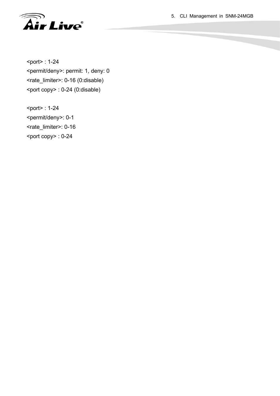 Delete | AirLive SNMP-24MGB User Manual | Page 212 / 325