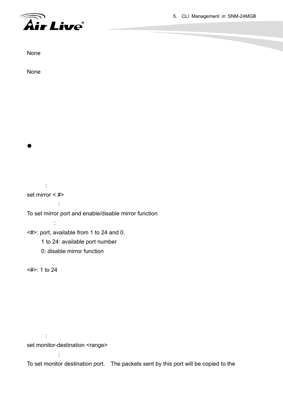 Zmirror | AirLive SNMP-24MGB User Manual | Page 251 / 325