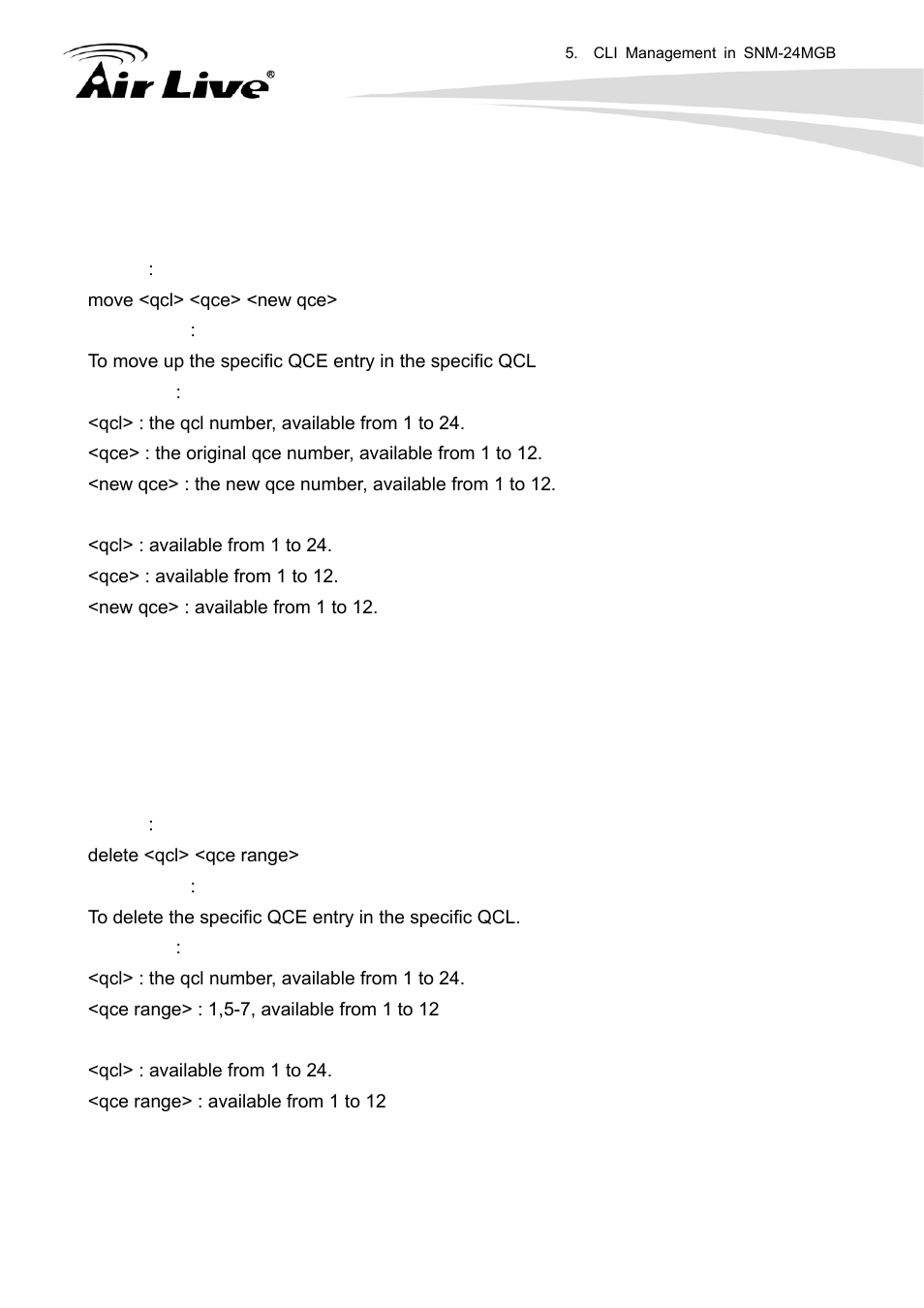 Move, Delete | AirLive SNMP-24MGB User Manual | Page 286 / 325