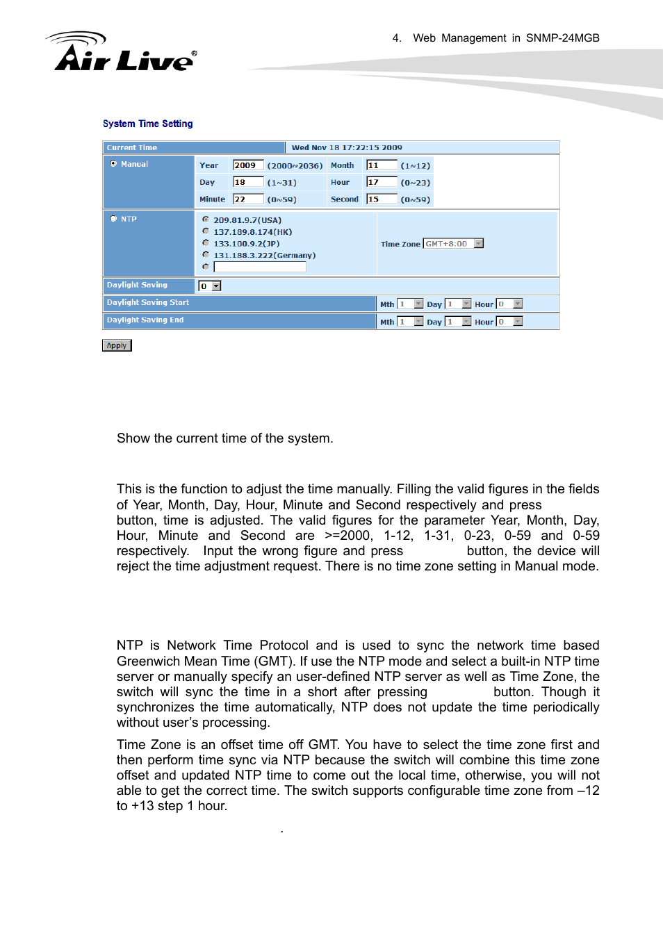 AirLive SNMP-24MGB User Manual | Page 30 / 325