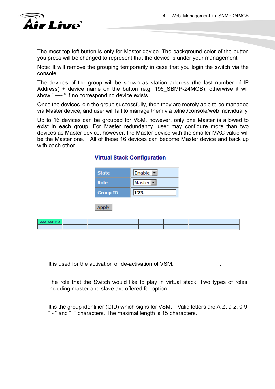 AirLive SNMP-24MGB User Manual | Page 40 / 325