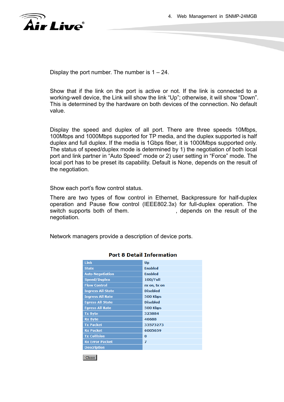 AirLive SNMP-24MGB User Manual | Page 45 / 325