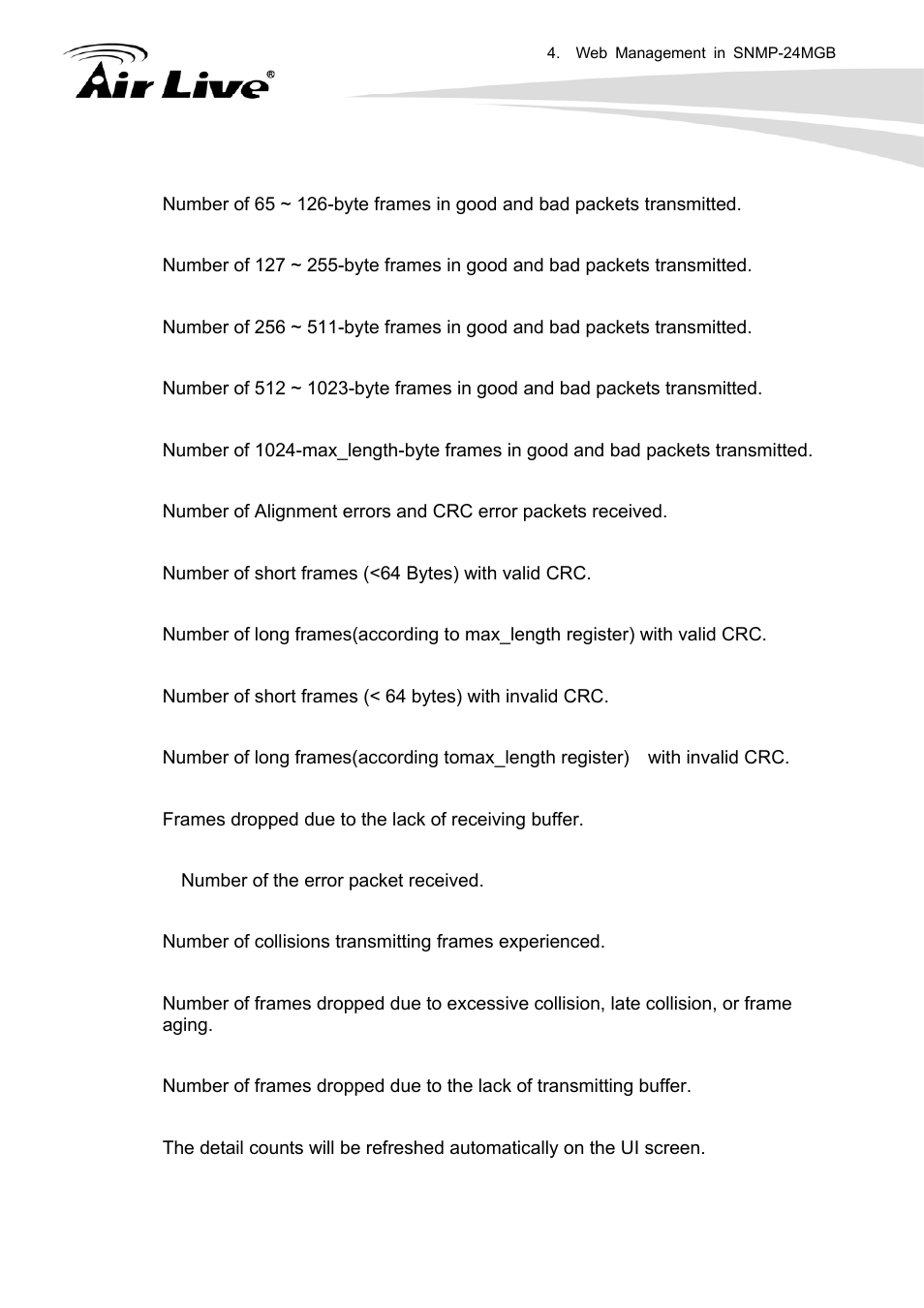 AirLive SNMP-24MGB User Manual | Page 51 / 325