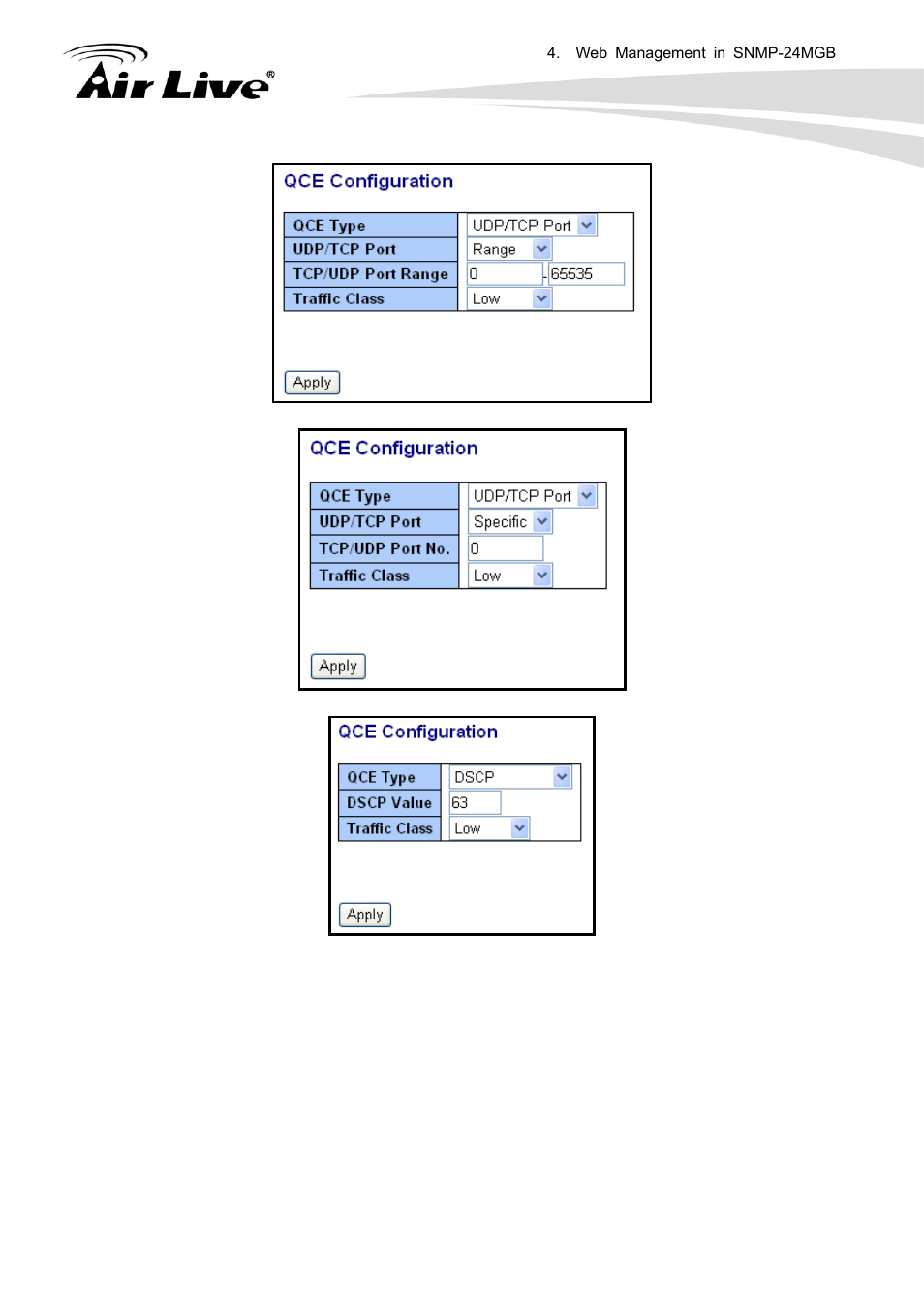 AirLive SNMP-24MGB User Manual | Page 76 / 325