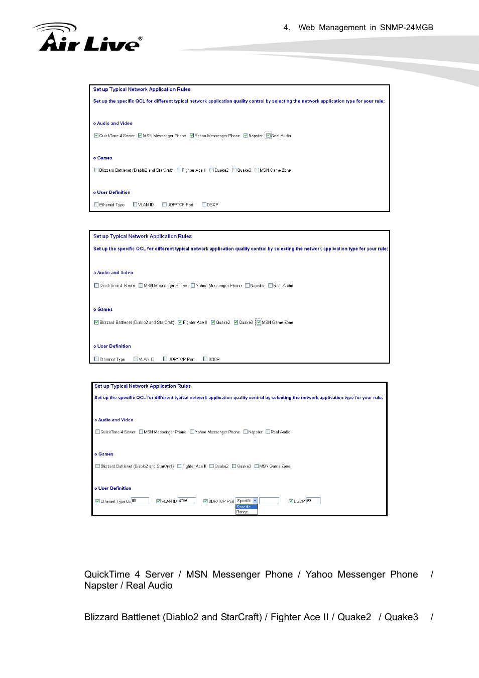 AirLive SNMP-24MGB User Manual | Page 85 / 325