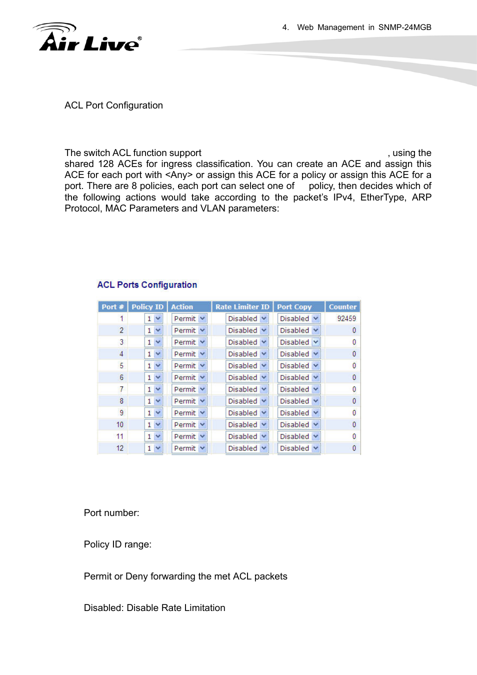 AirLive SNMP-24MGB User Manual | Page 94 / 325