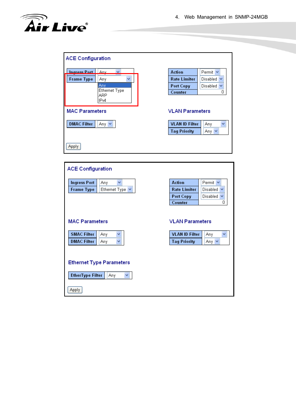 AirLive SNMP-24MGB User Manual | Page 99 / 325