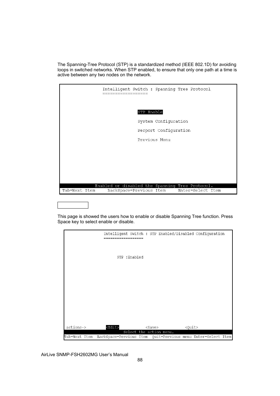 AirLive SNMP-FSH2602MG User Manual | Page 100 / 137