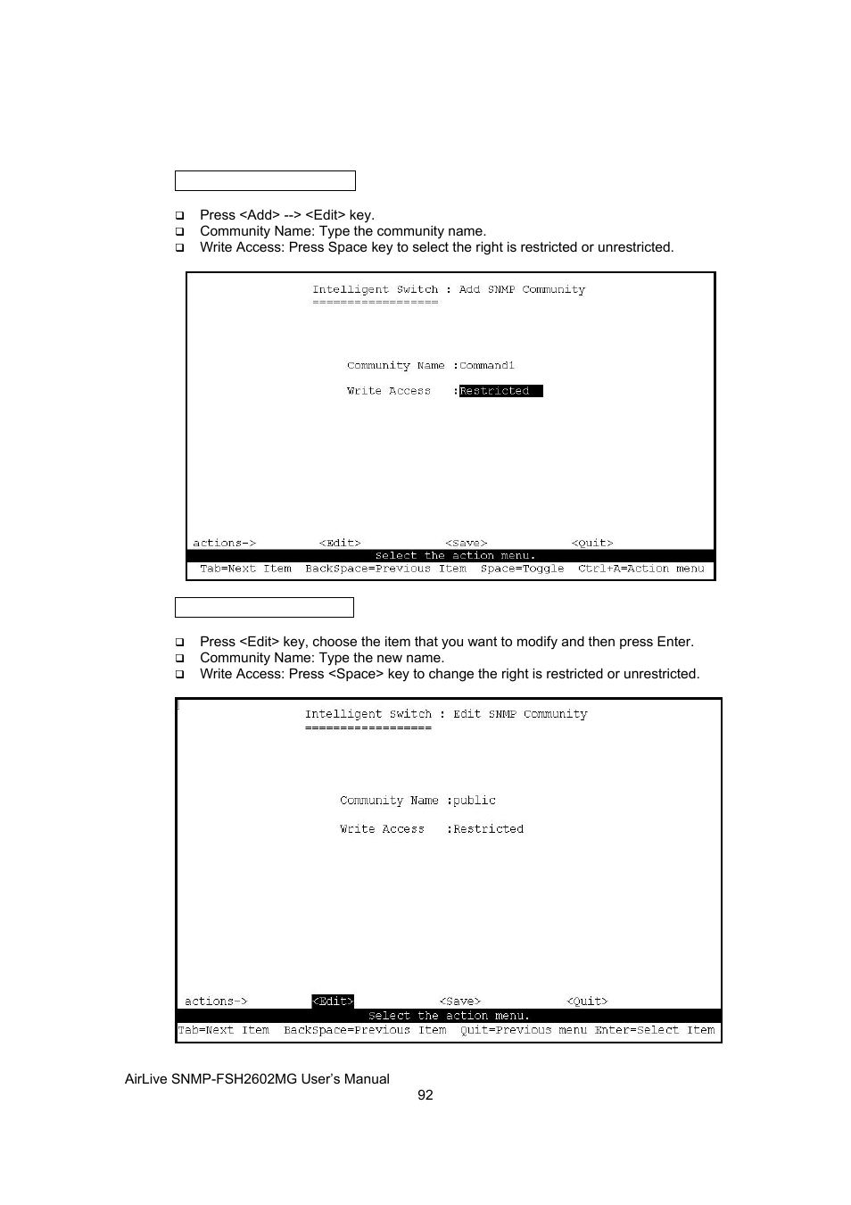 AirLive SNMP-FSH2602MG User Manual | Page 104 / 137