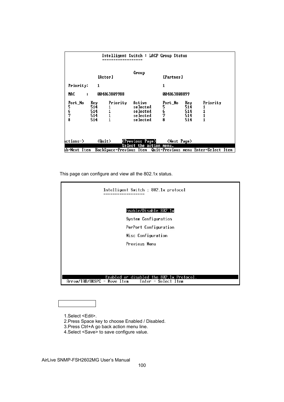 AirLive SNMP-FSH2602MG User Manual | Page 112 / 137
