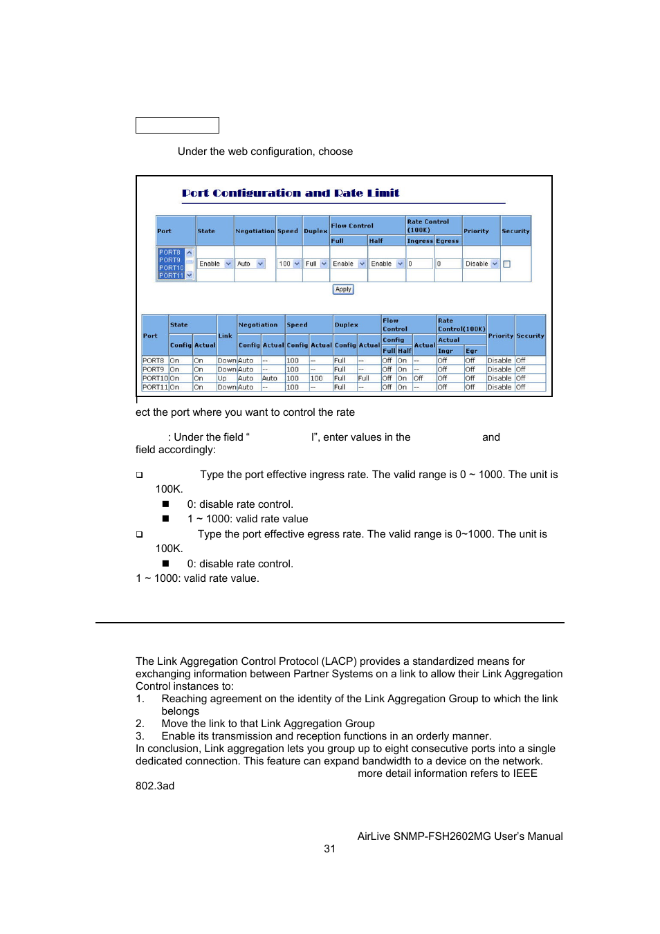 Trunking | AirLive SNMP-FSH2602MG User Manual | Page 43 / 137