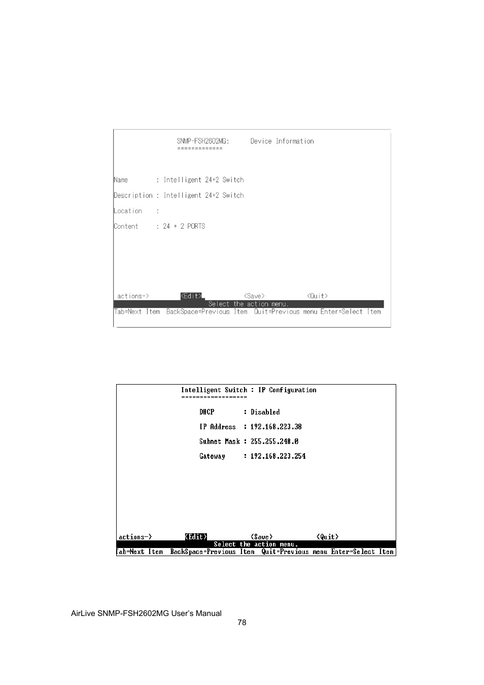 AirLive SNMP-FSH2602MG User Manual | Page 90 / 137