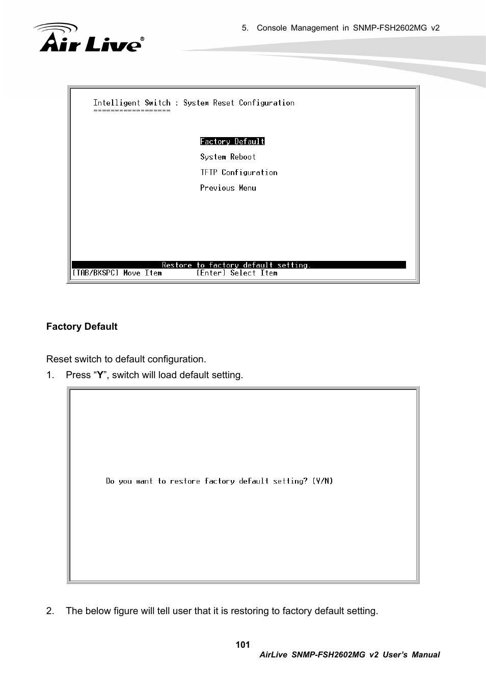AirLive SNMP-FSH2602MG v2 User Manual | Page 106 / 139