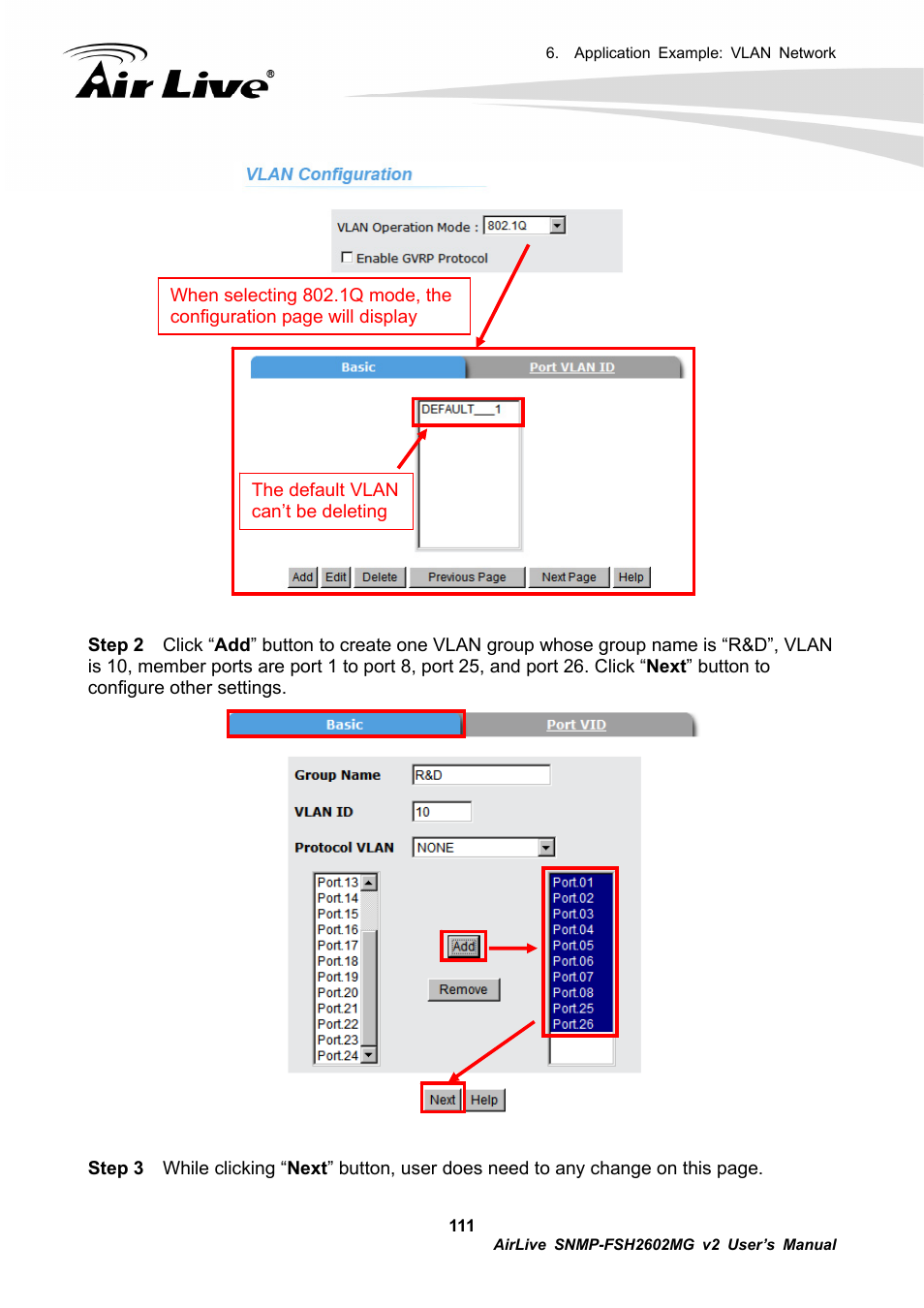 AirLive SNMP-FSH2602MG v2 User Manual | Page 116 / 139