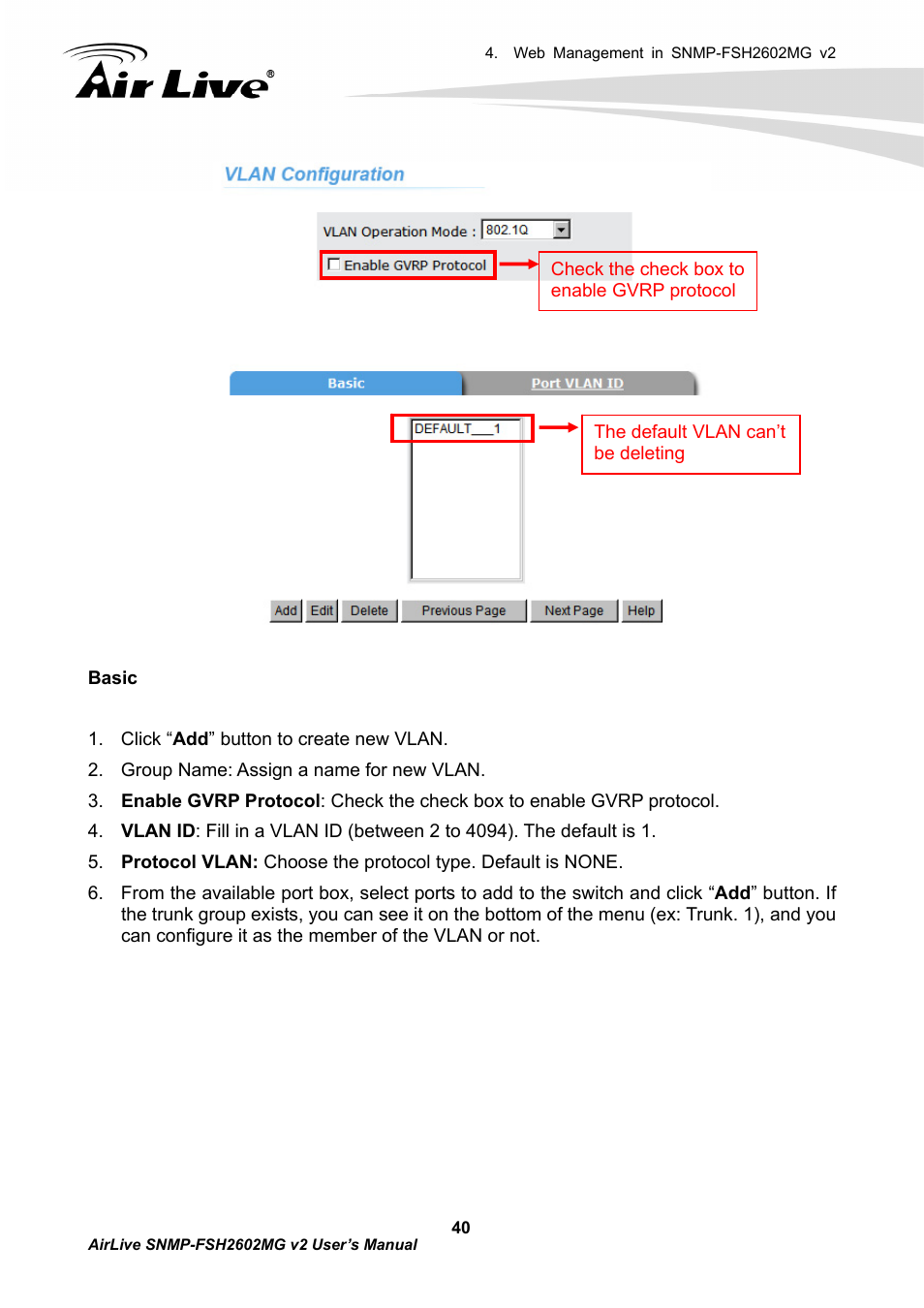 AirLive SNMP-FSH2602MG v2 User Manual | Page 45 / 139