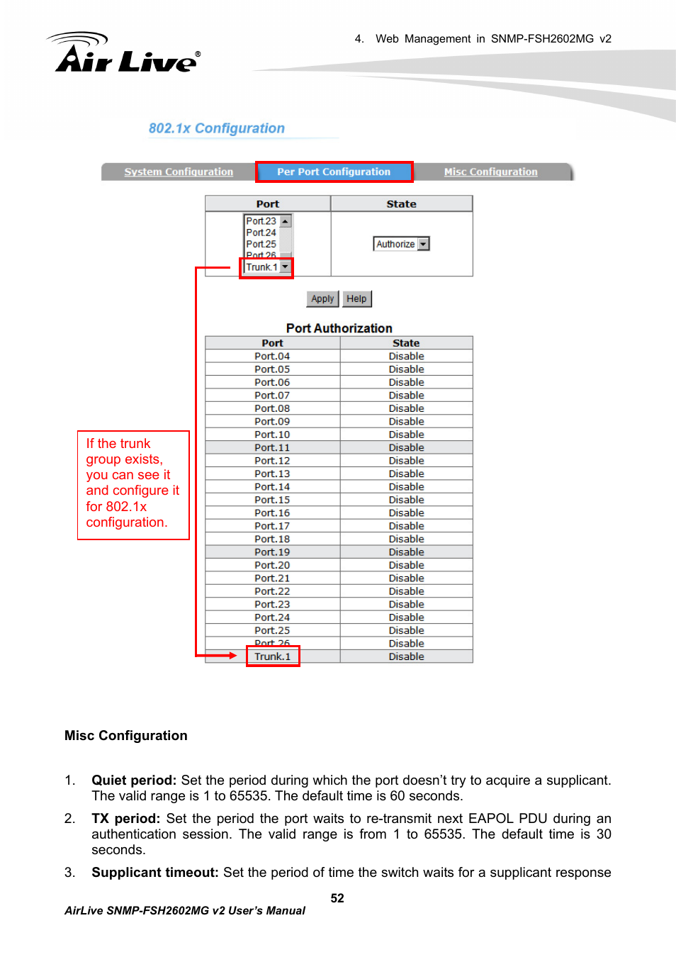 AirLive SNMP-FSH2602MG v2 User Manual | Page 57 / 139