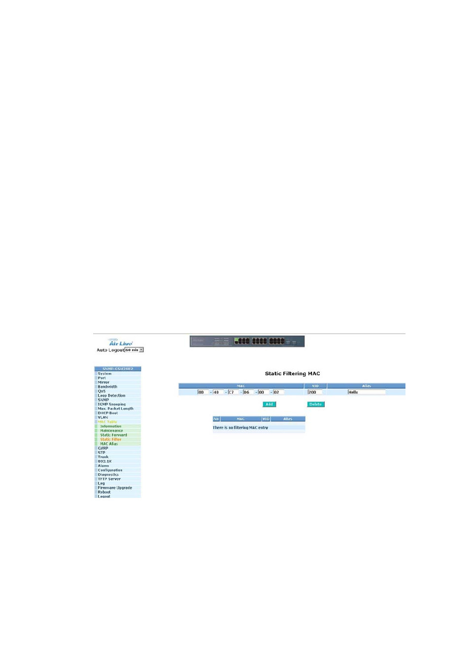 AirLive SNMP-GSH2402 User Manual | Page 100 / 246