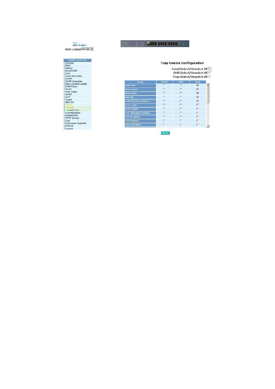 AirLive SNMP-GSH2402 User Manual | Page 134 / 246