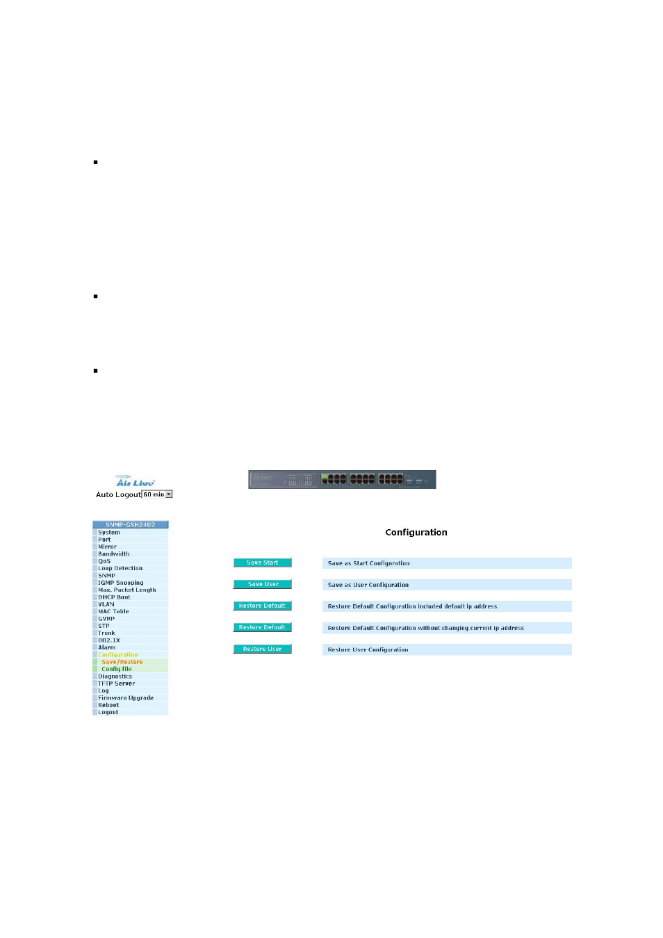 Onfiguration, 17. configuration | AirLive SNMP-GSH2402 User Manual | Page 136 / 246