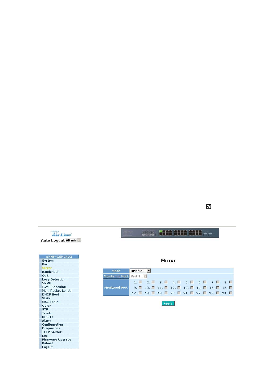 Irror, 3. mirror | AirLive SNMP-GSH2402 User Manual | Page 65 / 246