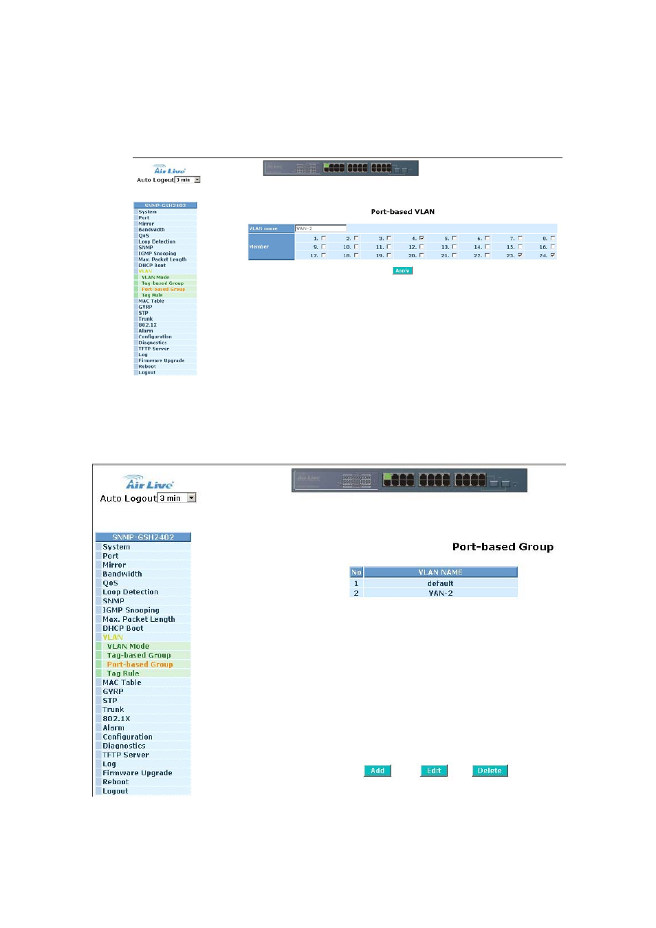 AirLive SNMP-GSH2402 User Manual | Page 92 / 246