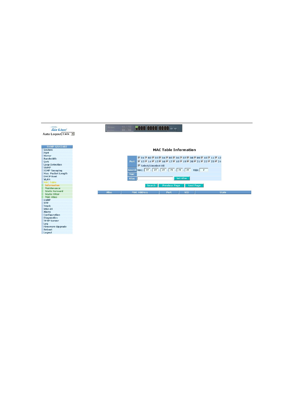 AirLive SNMP-GSH2402 User Manual | Page 97 / 246