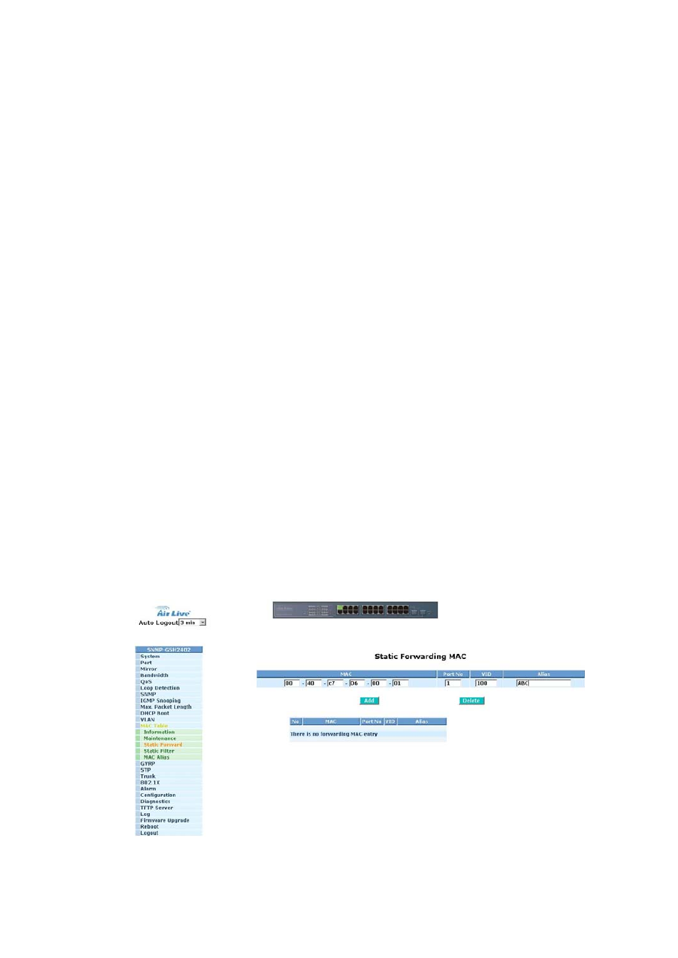 AirLive SNMP-GSH2402 User Manual | Page 99 / 246